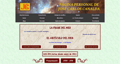 Desktop Screenshot of jccanalda.es