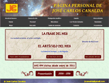 Tablet Screenshot of jccanalda.es